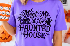 Meet Me At The Haunted House Svg, Scary Halloween Svg. Product Image 2