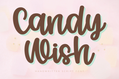 Candy Wish - Handwritten Script Font Product Image 1