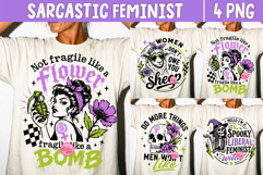 Sarcastic Feminist PNG, Anti Patriarchy Snarky Women Product Image 1
