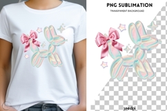 Balloon dog png design for T-shirts Product Image 1