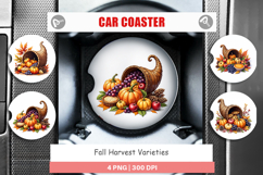 Fall Harvest Car Coaster Product Image 1
