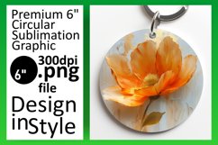 Spring Blossom Bliss: 3D Floral Round Designs PNG Product Image 1