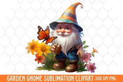Garden Gnome Sublimation clipart Product Image 1