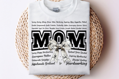 Floral Mom Coquette Bow PNG | Mother&#039;s Day PNG Product Image 1
