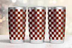 Tumbler laser svg|20oz Tumbler Checkered wrapIGroovy pattern Product Image 2