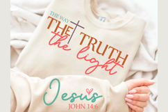 Jesus the Way the Truth Christian Svg Product Image 1