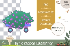 Hand Drawn Flowers Illustration, Cartoon Flowers PNG Product Image 1