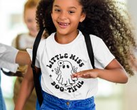 Little Miss Bootiful SVG, Halloween Boo Shirt, Girl Ghost Product Image 5