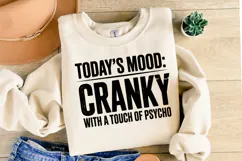 Today's mood Cranky svg | Svg Cut File | Shirt Svg Product Image 2