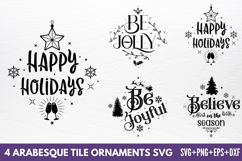 Arabesque Tile Ornaments SVG Product Image 1