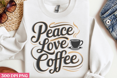 Retro Funny Coffee Quotes Sublimation Bundle PNG Product Image 6