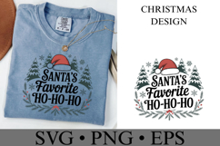 Santa&#039;s favorite Ho Ho Ho Svg | Christmas svg | Shirt Svg Product Image 2