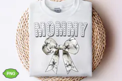 Floral Mommy Coquette Bow PNG | Mother's Day PNG Product Image 2