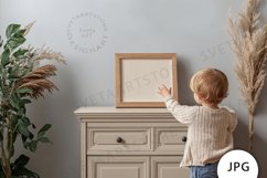 Frames Mockup, Baby with frame Mockup JPG Product Image 1