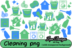 cleaning clipart, cleaning illustration, cleaning png Product Image 1