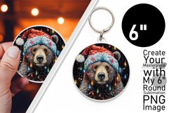 Festive Animals Santa Hat Ornament Product Image 1