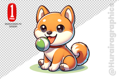 Cute Dog Clipart - PNG File Product Image 1
