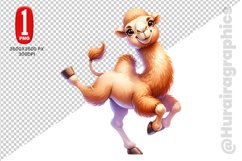 Cute Camel Clipart - PNG File Product Image 1