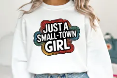 Just a small town Girl SVG | Quotes| SVG Cut Files Product Image 2