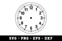 Clock SVG | SVG Cut files | Cricut Product Image 1