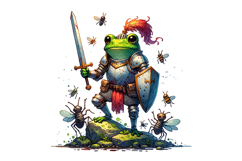 Cute Frog Clipart - PNG File Product Image 2