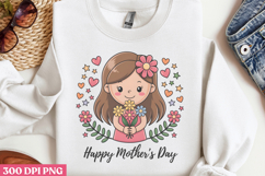 Floral Mama Mom Sublimation PNG Product Image 2