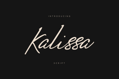 Kalissa Elegant Handwritten Signature Script Font Product Image 1