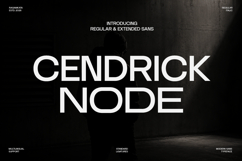 Cendrick Node - Geometric and Extended Sans Font Product Image 1
