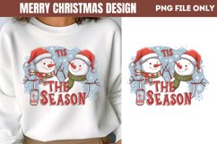 Tis The season Merry Christmas Design Sublimation P Product Image 2