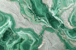 A green and white marble pattern Product Image 1