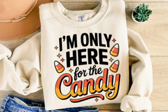 I&#039;m only here for the Candy Svg | Halloween Svg | Shirt Svg Product Image 2