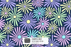 Colorful Daisy Seamless Pattern Product Image 1