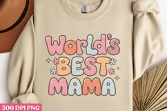 World's best mama PNG, Mom Mama Mother Day PNG Product Image 2
