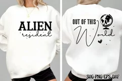out of this world Alien resident SVG PNG Product Image 1