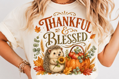 Thanksgiving Pumpkin Sublimation PNG Product Image 2