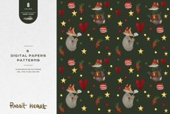 Christmas Patterns Santa Winter Print Digital Paper JPEG Product Image 1