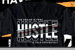 Hustle Slogan Quote T shirt Design SVG Product Image 2