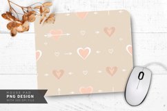 Arrows and Hearts Mouse Pad PNG Design Product Image 1