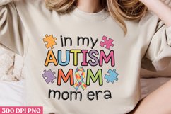 In My Autism Mom Era PNG, Autism Sublimation PNG Product Image 2
