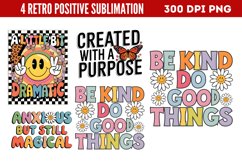 Retro Positive Sublimation Bundle PNG Product Image 3