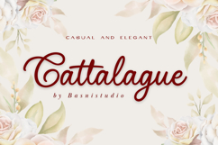 Cattalague a Script Font Product Image 1