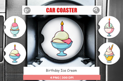 Car Coaster Party Ice Cream Product Image 1