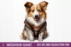 Christmas Dogs Sublimation Clipart, Christmas Dog Clipart Product Image 2