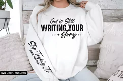 God is Still Sleeve - Sleeve SVG Design, T-Shirt Design Product Image 2