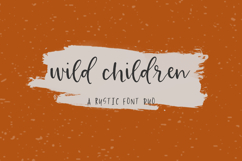 Wild Children Script and Sans Duo Product Image 1