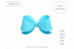 Pinch bow svg Pinch bow template Hair bow svg Hairbow PDF Product Image 6