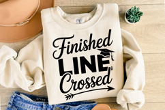 Finished Line Crossed svg | Graduation Svg | Shirt Svg Product Image 2