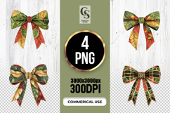 Autumn Leaf Bow Clipart Sublimation PNG Product Image 1