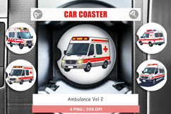 Car Coaster Ambulance Vehicle Product Image 1