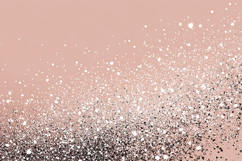 A beautiful pink background with sparkling silver glitter Product Image 1